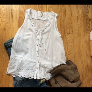 Anthropologie Cotton Top